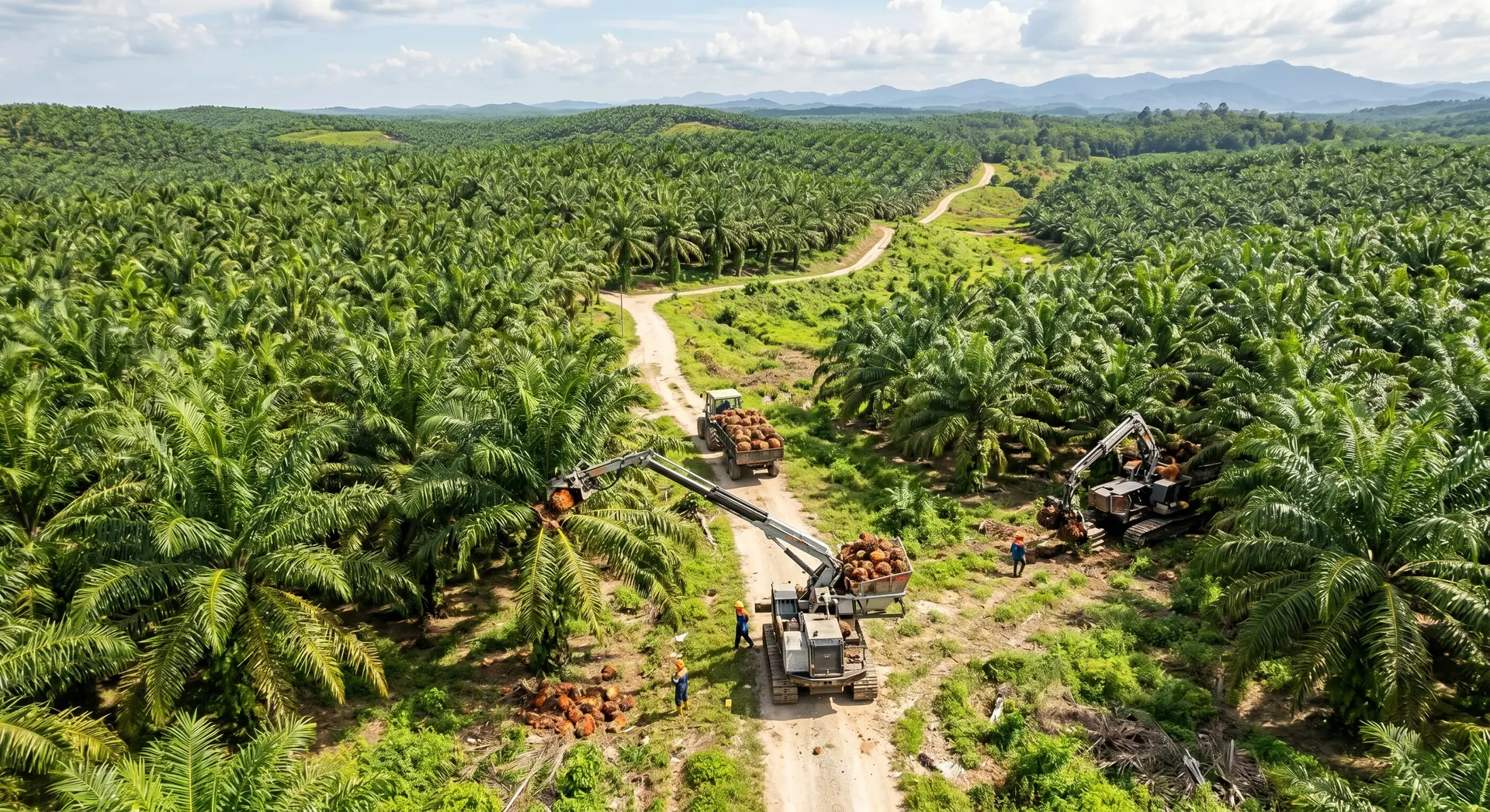 Palm nut harvesting